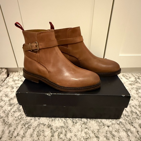 Polo Ralph Lauren Other - Polo Ralph Lauren Tan Leather Boots